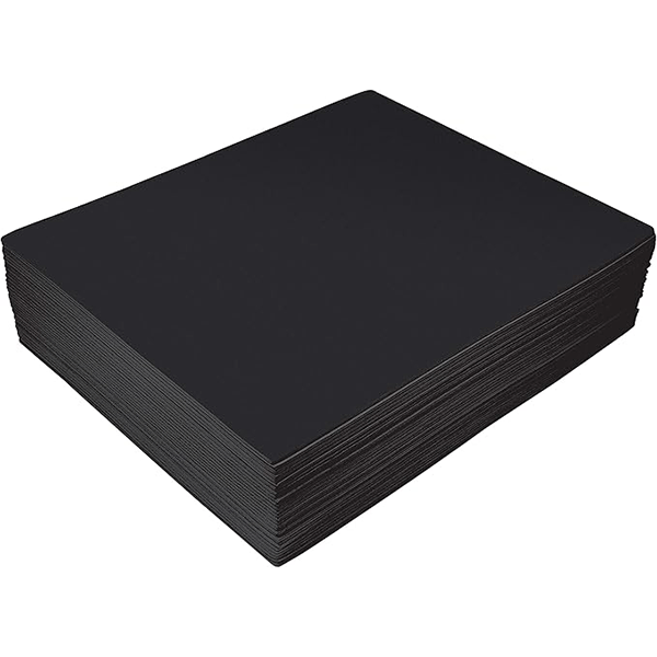 Embroidery 3D Foam Black - 75D 3mm 11.5" x 18"