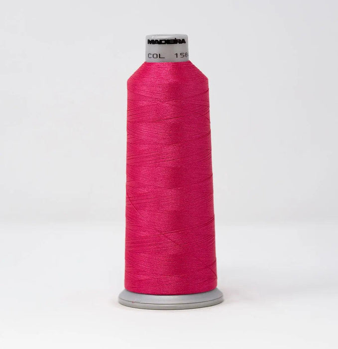 Madeira Polyneon 1584 Deep Pink Embroidery Thread 5500 Yards